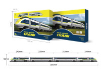 810723 set de joacă "tren de mare viteză" cu cale ferată