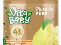 vita baby Пюре груша без сахара 180 гр.(4+)