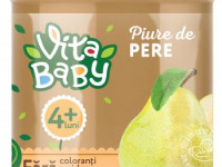 vita baby Пюре груша без сахара (4 м+) 180 гр.