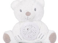chipolino pil02507bewh jucărie de pluș cu proiector și muzică "ursuleț" alb