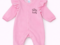 minikin 243000468 salopetă din velur "little lady" (m.68) roz