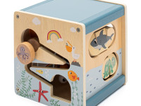 baby mix 57342 kуб интерактивный "wood montessori"