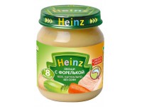 heinz legume cu păstrăv 120gr.