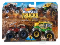 hot wheels fyj64 set de 2 mașini serie "monster trucks" in sort.