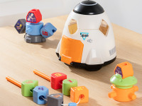 hola toys he792000 Игрушка сортер "Космический корабль"