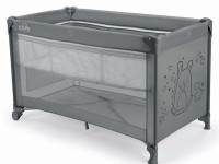 cam Кровать-манеж pisolino l118/265 Зайчик\серый