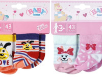 zapf creation 831755 set de ciorapi baby born (2 perechi) în sort.
