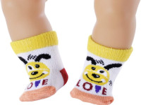 zapf creation 831755 set de ciorapi baby born (2 perechi) în sort.