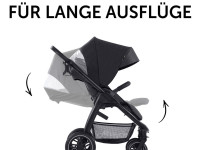 hauck Коляска 2в1 saturn r duoset melange black