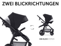 hauck Коляска 2в1 saturn r duoset melange black