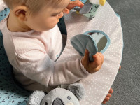 nuby id89070 pernă de activități "animal adventure" (6 luni+)