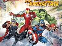 trefl 02512 joc de masă "battle for manhattan - avengers"