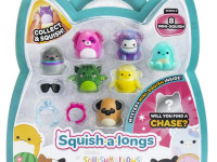 squishmallows sqal0021 set de 8 figurine "squish-a-longs" (2,5 cm.) 