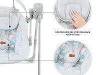 kinderkraft Электронные качели swingee (до 9 кг.) серый