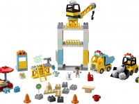 lego duplo 10933 constructor "macara turn la un șantier" (123 el.)