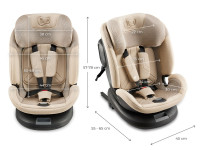 kinderkraft Автокресло xpedition 3 isofix гр. 0+/1/2/3 (0-36 кг.) бежевый