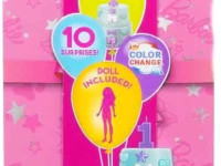 barbie jfg72 set cu papusa "petrecerea surpriza in tonuri turcoaz"