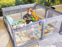 chipolino koifi0251gy Манеж fiesta (120×120 см) серый