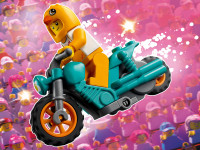 lego city 60310 Конструктор "Трюковый мотоцикл с цыплёнком" (10 дет.)