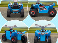 op mx630/2 atv electric pentru copii albastru