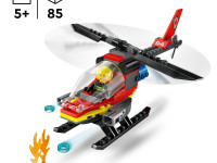 lego city 60411 constructor "elicopter de pompieri" (85 el.)