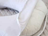 veres 301.15.03 pernă pentru gravide &icirc;n formă de u (140х75 cm.) gri\buline