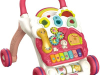 bibiin toys 698-61 Ходунки-каталка "Первые шаги" розовый