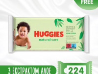 huggies Влажные Салфетки natural care (224 шт.)