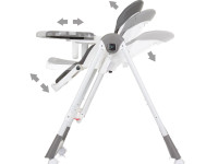 chipolino Стульчик для кормления и качели 2в1 "milk shake" sthms02404gn гранит