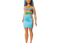barbie hrh16 Кукла "Модница" Модница в спортивном топе и юбке