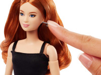 barbie jbh74 Кукла "barbie basics model 04" с рыжими волосами в черном длинном платье