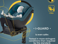 kinderkraft scaun auto i- guard i-size 360&deg;С gr.0+/1 (40-105 cm.) negru grafit