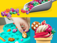 play-doh g0028 Игровой набор "Радужное мороженное"