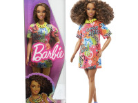 barbie hpf77 papusa fashionista in rochie graffiti