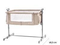 kinderkraft patut-leagăn neste dark grey