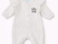 minikin 243000456 Комбинезон велюровый "little lady" (р.56) молочный