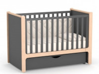 veres 07.3.1.36.16 patuț pentru copii ЛД7 nice (gri &icirc;nchis)