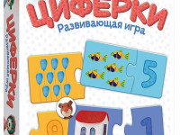 trefl 02172 joc de masă "cifre. copii și ursul" (ru)