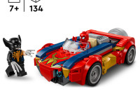 lego marvel 76336 constructor "masina spider-man vs. venomized wolverine" (134 el.)