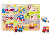 tooky toy ty860 puzzle din lemn  "transport"