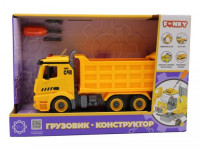 funky toys 61112a  camion mașina - constructor cu sunete și lumini (30cm)