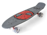 seven 59968 skateboard "spidermen" gri