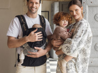 kinderkraft Рюкзак-переноска huggy bizzu чёрный\луна