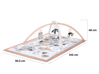 kinderkraft Развивающий коврик-палатка 3-в-1 tippy 