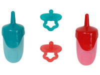 zapf creation 833131 set biberon și suzetă baby born (36 cm) în sort.