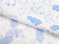 sensillo-19 pelinca de bumbac cu imprimeu tetra (60x80 cm) &icirc;n sort.