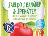 hame piure "hamanek" mere-banana-spanac (6 luni+) 100 gr. 