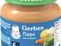 gerber Пюре "Овощной салатик" (5 м.+) 130 гр. 