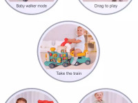 bibiin toys 6064 Ходунки 5 в 1 "Поезд с вагончиком" 