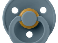 bibs Пустышка круглая латексная color s petrol (0-6 м.)